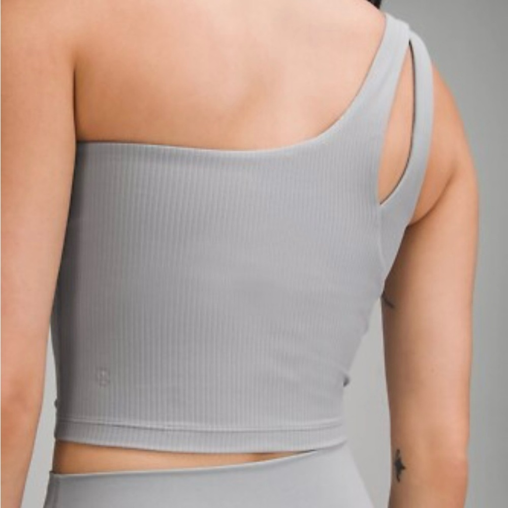 Lululemon ribbed nulu asymmetrical yoga tank - Picture 7 of 7